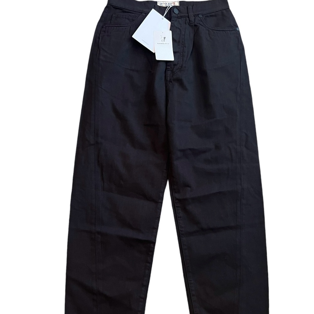 Sandrine Rose Black Cropped Jeans Size 27